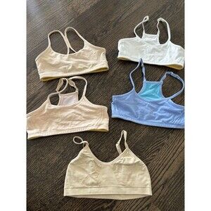 Yellowberry Teen Tween Training Bralette/bra Set Of 5 Size SM Small 10-12